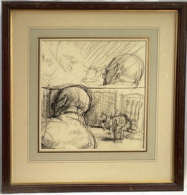 Lot 99 - Rodrigo Moynihan (1910-1990) pencil, figure studies