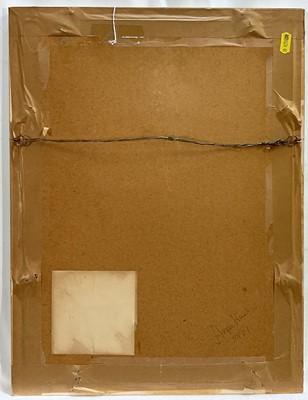 Lot 77 - Hope Hunt, fabric collage, Sparrowhawk, 1979, 35cm x 25cm, glazed frame