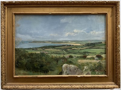 Lot 166 - George H. Jupp (b. 1869-) oil on board, St Ives Bay, signed, 34cm x 51cm, gilt frame