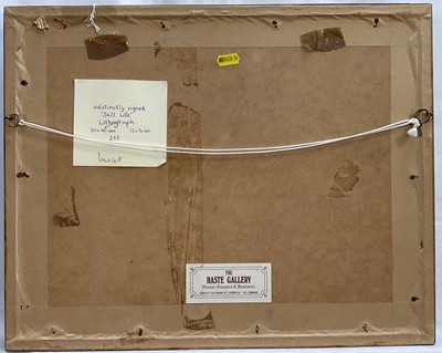 Lot 76 - 1960s limited edition print, Still Life, indistinctly signed, dated 1966, 2/10, 29.5cm x 40cm, framed