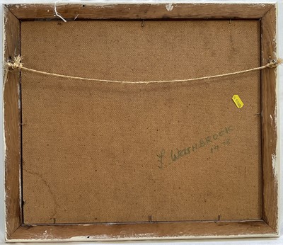 Lot 80 - F. Washbrook, paper collage,Vase of Flowers, signed with initials, dated 1978 verso, 36cm x 42cm, framed