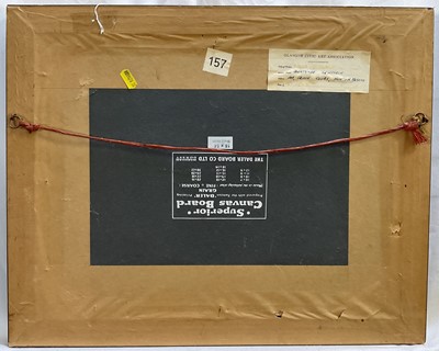 Lot 78 - Gertrude Bentheim, oil on board, Loch Morlich signed and dated 1969, 33cm x 44cm, framed