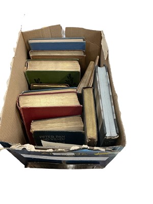 Lot 517 - Collection children's and other old books including 'Kim' by Rudyard Kipling, 1901 edition, 'Peter Pan and Wendy' by J.M. Barrie in gilt tooled leather binding etc