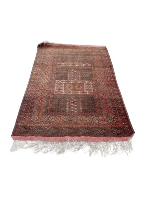 Lot 1499 - Two Eastern rugs, 186cm x 125cm and 172cm x 122cm