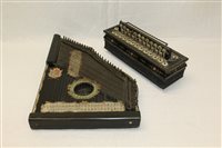 Lot 3617 - Late 19th / early 20th century lion zither...