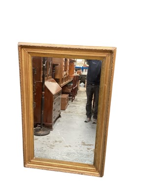 Lot 1517 - Large wall mirror in gilt frame, 101cm x 153cm