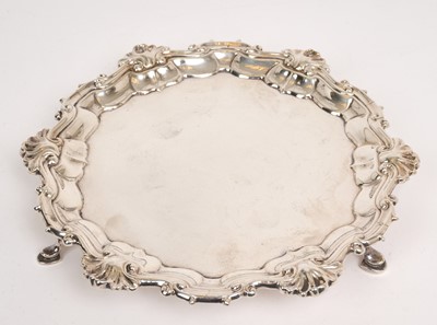 Lot 420 - Silver waiter