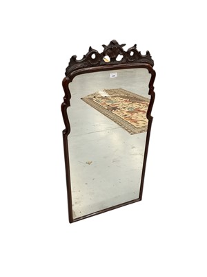 Lot 1206 - 18th century carved walnut pier mirror, possibly Irish