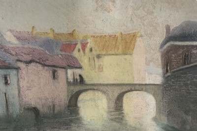 Lot 93 - Fritz Thaulow (1847-1906) aquatint - Vieille fabrique (Old factory)