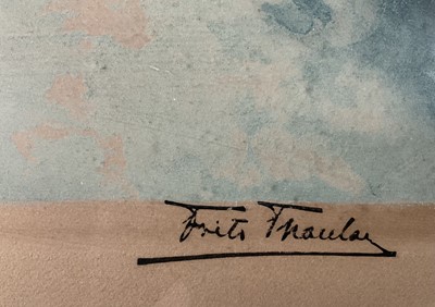 Lot 93 - Fritz Thaulow (1847-1906) aquatint - Vieille fabrique (Old factory)