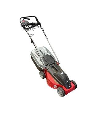 Lot 1527 - Einhell GC-EM 1030 1000W lawnmower, together with a 25 litre plastic grass box.