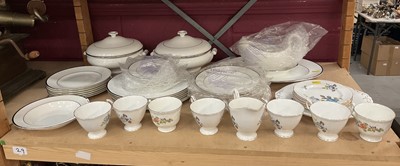 Lot 771 - Wedgewood tableware together with Paragon teacups and saucers