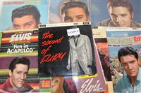 Lot 3623 - Records - Selection of LP records by Elvis...