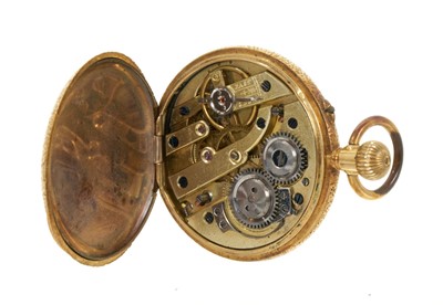 Lot 789 - Gold fob watch