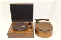 Lot 3634 - Two 1930s / 1940s mains-operated His Master's...