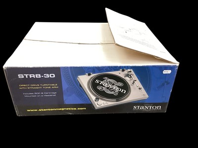 Lot 126 - Stanton STR8-30 direct drive turntable (boxed)