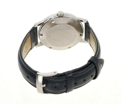 Lot 762 - 1970s Omega Automatic Genève stainless steel wristwatch with original guarantee dated 21st June 1974