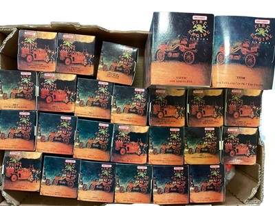 Lot 1820 - Matchbox Models of Yesteryear Fire Engine Series YFE01-YFE18 & YFE19-M-YFE24-M, plus others (x5) and Matchbox Collectibles (x12)