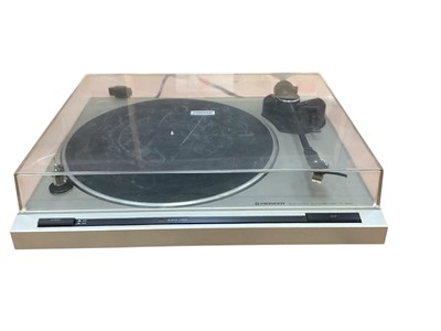 Lot 2746 - Pioneer record deck and a Mitsubishi CD player