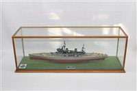 Lot 3640 - Detailed model of the Battleship King George V...