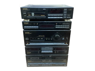 Lot 2747 - Pioneer stack system plus a pair of speakers