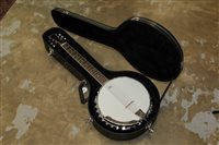 Lot 3643 - Osark six-string banjo with Remo Weatherking...