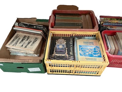 Lot 509 - Five boxes of assorted books