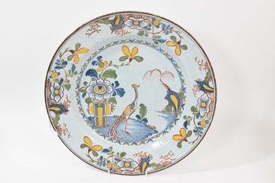 Lot 299 - 18th century Dutch Delft dish