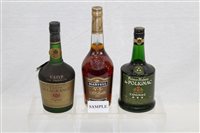 Lot 3645 - Ten bottles of fine cognac brandy - including...