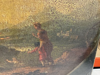 Lot 91 - Follower of Boucher 18th / 19th century oil on canvas, figural scene