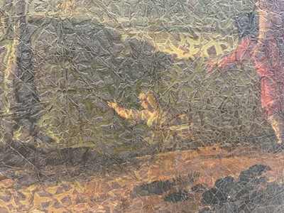 Lot 91 - Follower of Boucher 18th / 19th century oil on canvas, figural scene