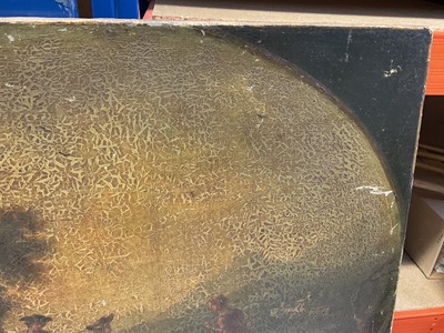 Lot 91 - Follower of Boucher 18th / 19th century oil on canvas, figural scene