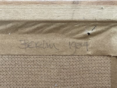 Lot 90 - Campbell - possibly George F Campbell (1917-1979) pen and ink, figural scene