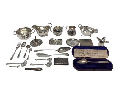 Lot 423 - Selection of miscellaneous silver