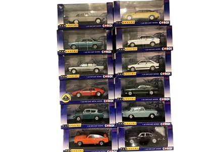 Lot 1827 - Corgi Vanguards 1:43 scale diecast Commercial Vans & Cars, boxed (23)