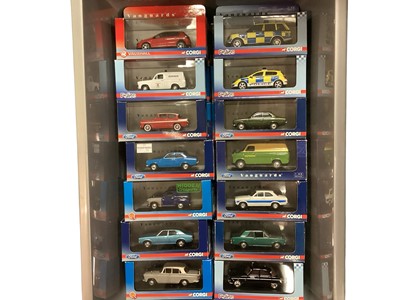 Lot 1828 - Corgi Vanguards 1:43 scale Commercial Vans & Cars, boxed (28)