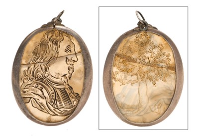 Lot 58 - King Charles II Royalist pendant