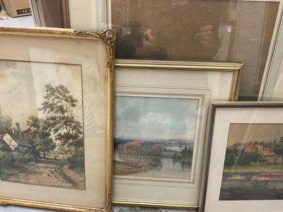 Lot 1283 - Collection of 19th century watercolours and works on paper