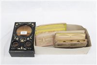 Lot 3656 - Victorian ebonised stereoscoPictures viewer...