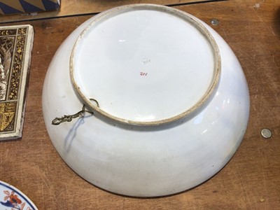 Lot 5037 - A pair of 18th century Chinese Emari plates together with other ceramics/porcelain