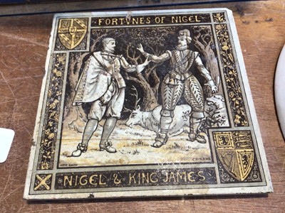 Lot 5037 - A pair of 18th century Chinese Emari plates together with other ceramics/porcelain