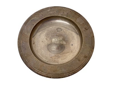 Lot 1920 - Modern silver armada dish (London 2000), 17cm diameter, 8.7ozs