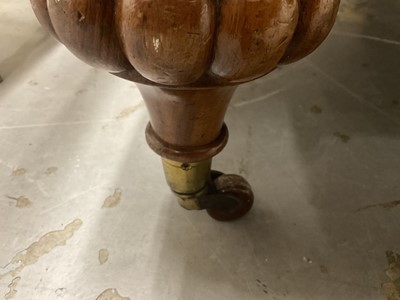 Lot 1212 - Victorian walnut framed twin seater sofa