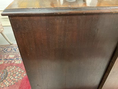 Lot 1213 - George III mahogany chest