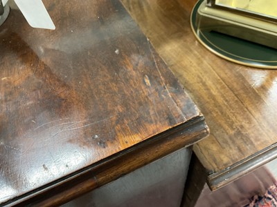 Lot 1213 - George III mahogany chest