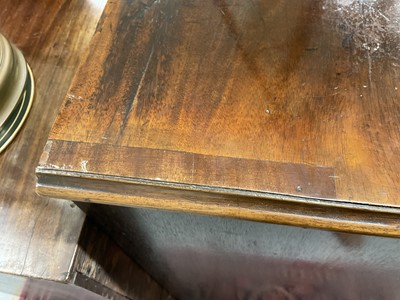 Lot 1213 - George III mahogany chest