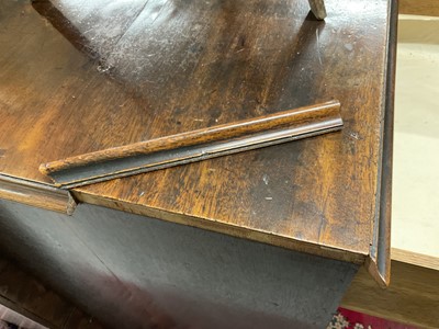 Lot 1213 - George III mahogany chest