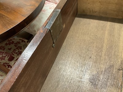 Lot 1213 - George III mahogany chest