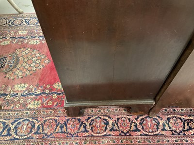 Lot 1213 - George III mahogany chest