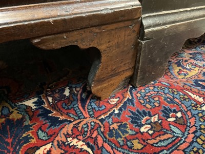 Lot 1214 - George III mahogany chest